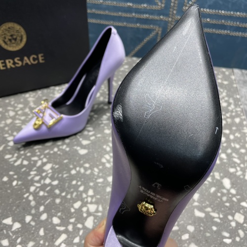 Replica Versace High-Heeled Shoes For Women #1185594 $115.00 USD for Wholesale