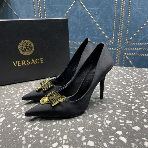 Replica Versace High-Heeled Shoes For Women #1185600 $115.00 USD for Wholesale