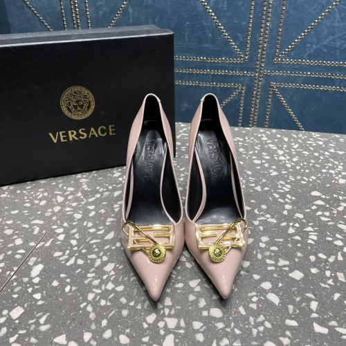Replica Versace High-Heeled Shoes For Women #1185603 $115.00 USD for Wholesale