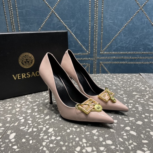 Replica Versace High-Heeled Shoes For Women #1185603 $115.00 USD for Wholesale