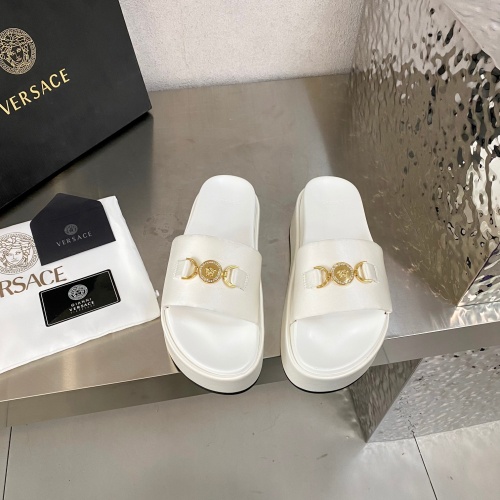 Replica Versace Slippers For Women #1185667 $100.00 USD for Wholesale