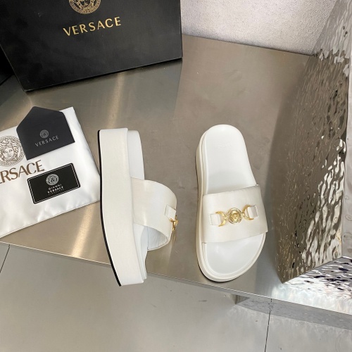 Replica Versace Slippers For Women #1185667 $100.00 USD for Wholesale
