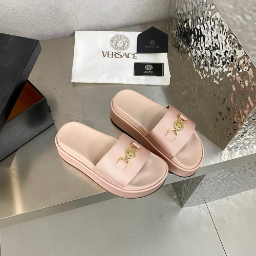 Replica Versace Slippers For Women #1185668 $100.00 USD for Wholesale