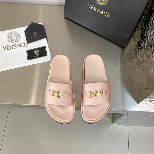 Replica Versace Slippers For Women #1185668 $100.00 USD for Wholesale