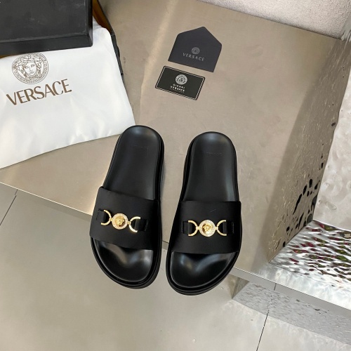 Replica Versace Slippers For Women #1185671 $100.00 USD for Wholesale