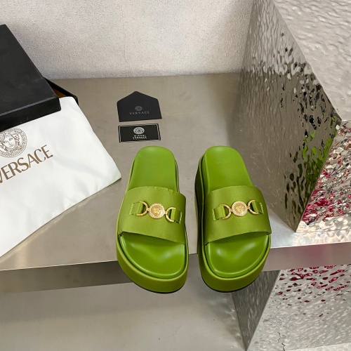 Replica Versace Slippers For Women #1185672 $100.00 USD for Wholesale
