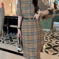$92.00 USD Burberry Dresses Middle Sleeved For Women #1184159