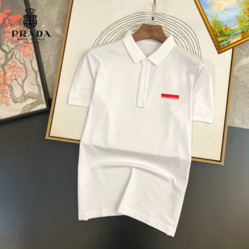 Prada T-Shirts Short Sleeved For Men #1185729 $29.00 USD, Wholesale Replica Prada T-Shirts