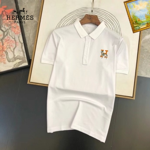 Hermes T-Shirts Short Sleeved For Men #1185732 $29.00 USD, Wholesale Replica Hermes T-Shirts