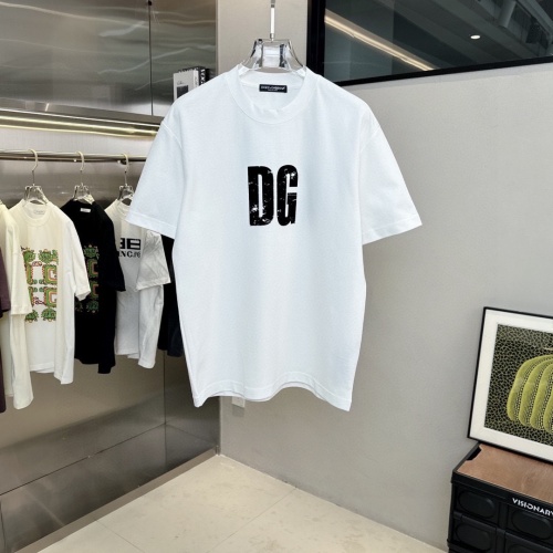 Dolce &amp; Gabbana D&amp;G T-Shirts Short Sleeved For Unisex #1185811 $40.00 USD, Wholesale Replica Dolce &amp; Gabbana D&amp;G T-Shirts