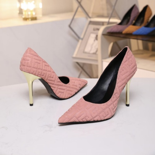 Replica Balmain High-Heeled Shoes For Women #1185906 $80.00 USD for Wholesale