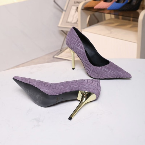 Replica Balmain High-Heeled Shoes For Women #1185909 $80.00 USD for Wholesale