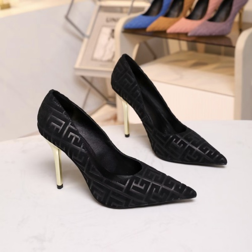 Replica Balmain High-Heeled Shoes For Women #1185912 $80.00 USD for Wholesale