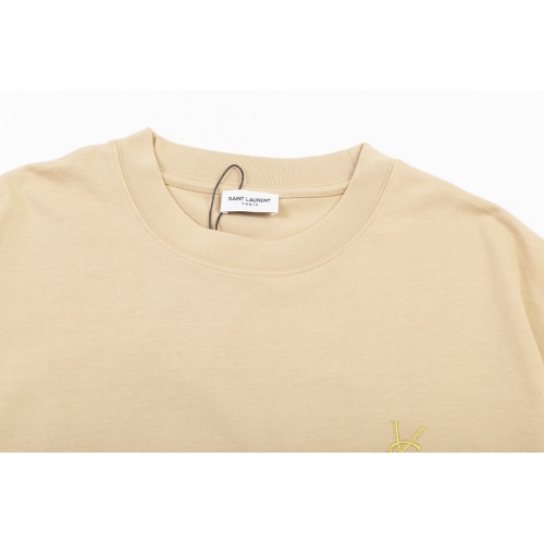 Replica Yves Saint Laurent YSL T-shirts Short Sleeved For Unisex #1185957 $45.00 USD for Wholesale