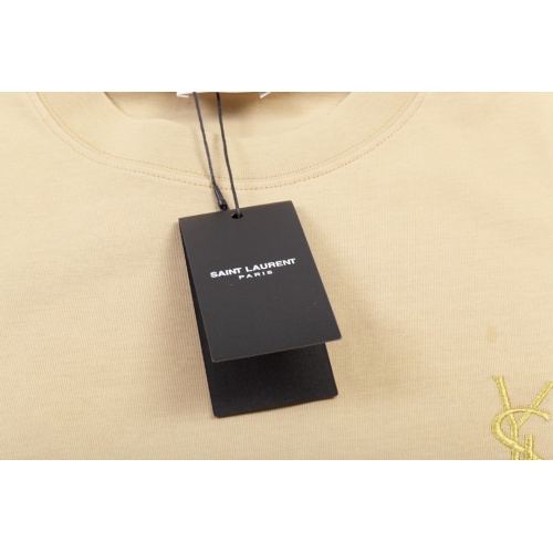 Replica Yves Saint Laurent YSL T-shirts Short Sleeved For Unisex #1185957 $45.00 USD for Wholesale