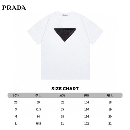 Replica Prada T-Shirts Short Sleeved For Unisex #1185961 $45.00 USD for Wholesale