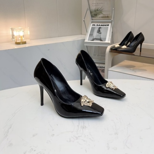 Replica Versace High-Heeled Shoes For Women #1185979 $80.00 USD for Wholesale