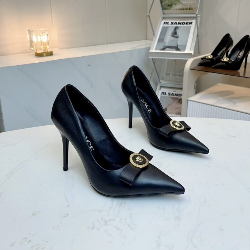 Replica Versace High-Heeled Shoes For Women #1185980 $80.00 USD for Wholesale