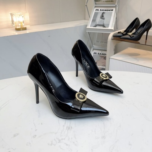 Replica Versace High-Heeled Shoes For Women #1185981 $80.00 USD for Wholesale