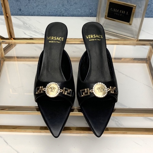 Replica Versace Slippers For Women #1185983 $80.00 USD for Wholesale