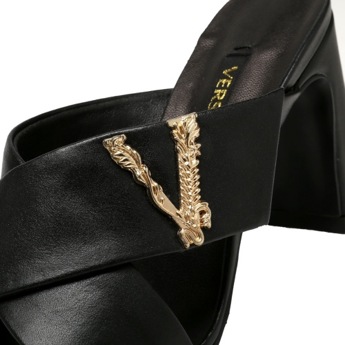 Replica Versace Slippers For Women #1185985 $80.00 USD for Wholesale