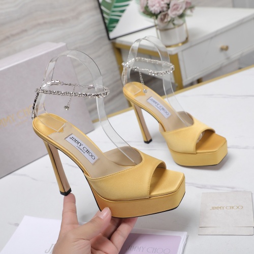 Replica Jimmy Choo Sandals For Women #1185993 $128.00 USD for Wholesale