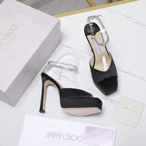 Replica Jimmy Choo Sandals For Women #1185997 $128.00 USD for Wholesale