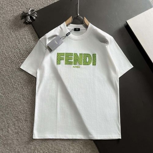 Fendi T-Shirts Short Sleeved For Unisex #1186019 $45.00 USD, Wholesale Replica Fendi T-Shirts