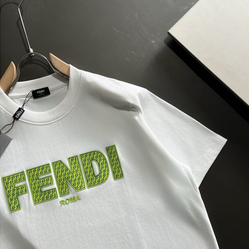 Replica Fendi T-Shirts Short Sleeved For Unisex #1186019 $45.00 USD for Wholesale