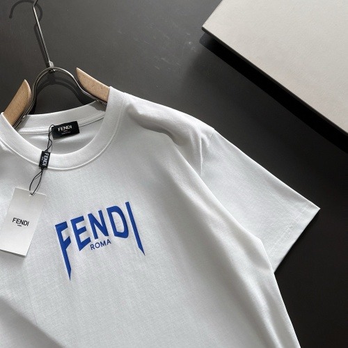 Replica Fendi T-Shirts Short Sleeved For Unisex #1186022 $45.00 USD for Wholesale