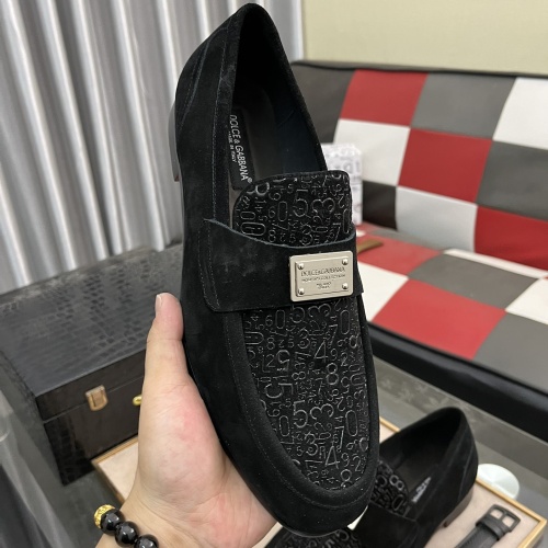 Replica Dolce & Gabbana D&G Leather Shoes For Men #1186044 $100.00 USD for Wholesale