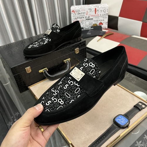 Dolce &amp; Gabbana D&amp;G Leather Shoes For Men #1186045 $100.00 USD, Wholesale Replica Dolce &amp; Gabbana D&amp;G Leather Shoes