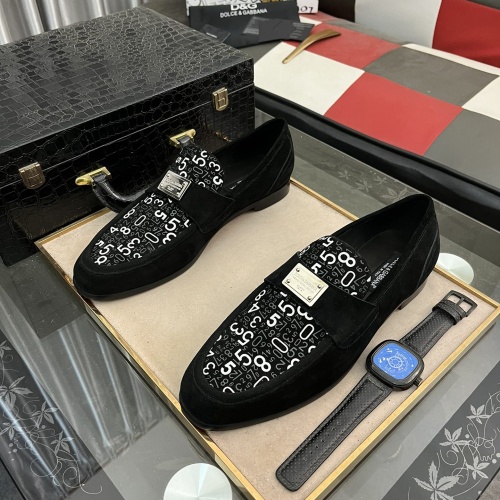 Replica Dolce & Gabbana D&G Leather Shoes For Men #1186045 $100.00 USD for Wholesale
