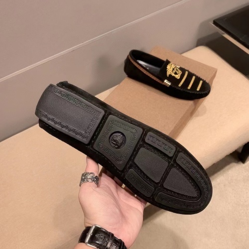 Replica Versace Leather Shoes For Men #1186121 $68.00 USD for Wholesale