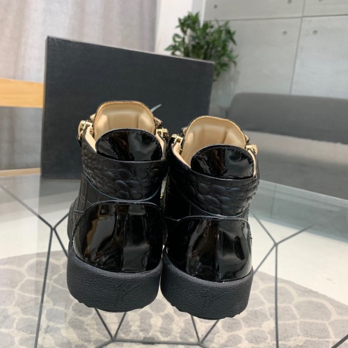 Replica Giuseppe Zanotti High Tops Shoes For Men #1186146 $92.00 USD for Wholesale
