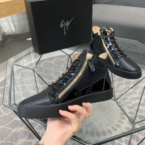 Replica Giuseppe Zanotti High Tops Shoes For Men #1186152 $92.00 USD for Wholesale