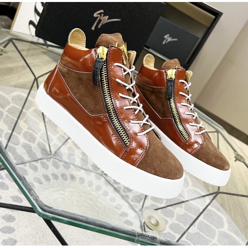 Giuseppe Zanotti High Tops Shoes For Men #1186153 $92.00 USD, Wholesale Replica Giuseppe Zanotti High Tops Shoes