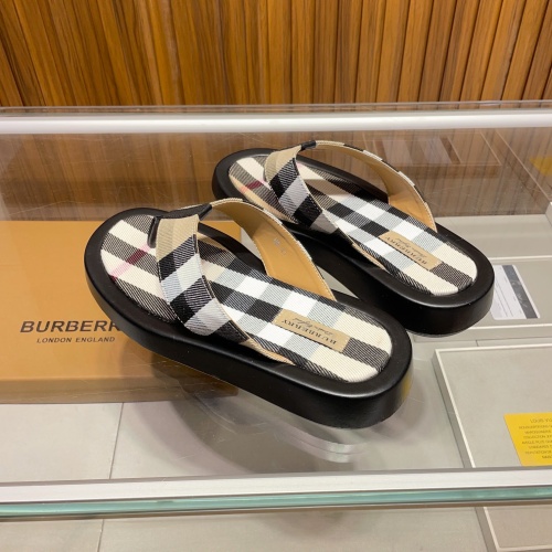 Replica Burberry Slippers For Men #1186238 $60.00 USD for Wholesale