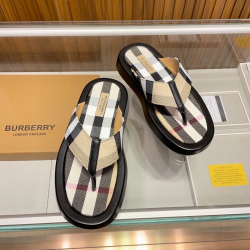 Replica Burberry Slippers For Men #1186238 $60.00 USD for Wholesale