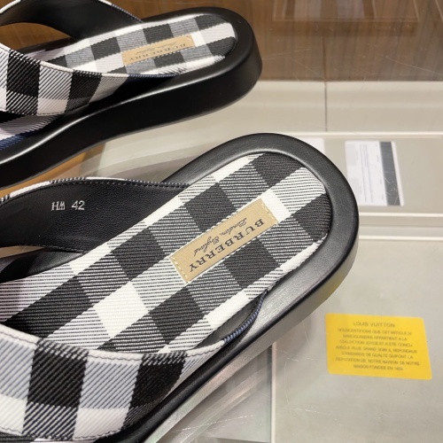 Replica Burberry Slippers For Men #1186240 $60.00 USD for Wholesale
