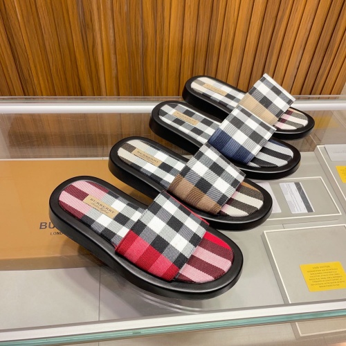Replica Burberry Slippers For Men #1186242 $60.00 USD for Wholesale