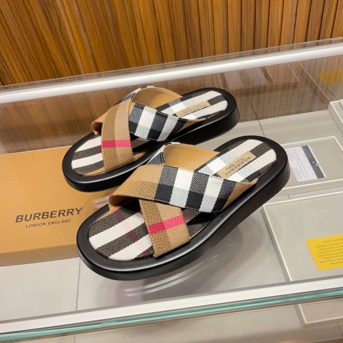 Burberry Slippers For Men #1186246 $60.00 USD, Wholesale Replica Burberry Slippers
