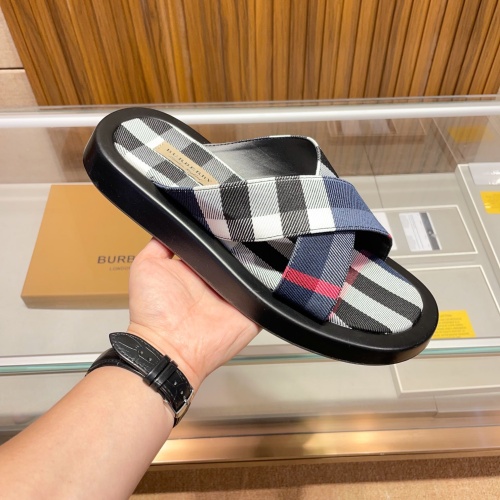 Replica Burberry Slippers For Men #1186248 $60.00 USD for Wholesale