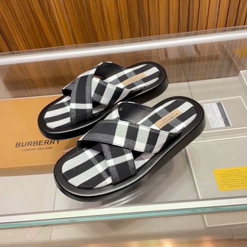 Burberry Slippers For Men #1186249 $60.00 USD, Wholesale Replica Burberry Slippers