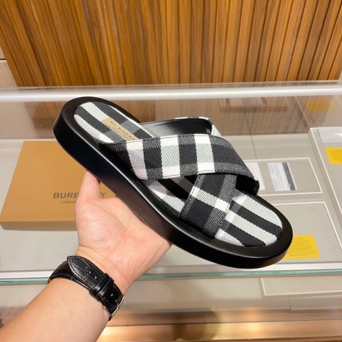 Replica Burberry Slippers For Men #1186249 $60.00 USD for Wholesale