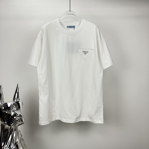Prada T-Shirts Short Sleeved For Unisex #1186436 $40.00 USD, Wholesale Replica Prada T-Shirts