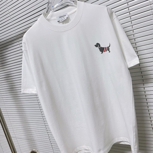 Replica Thom Browne TB T-Shirts Short Sleeved For Unisex #1186445 $41.00 USD for Wholesale
