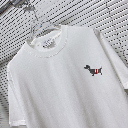 Replica Thom Browne TB T-Shirts Short Sleeved For Unisex #1186445 $41.00 USD for Wholesale