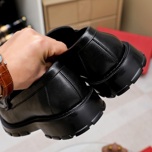Replica Salvatore Ferragamo Leather Shoes For Men #1186489 $96.00 USD for Wholesale