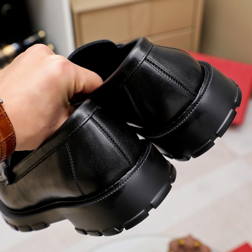 Replica Salvatore Ferragamo Leather Shoes For Men #1186491 $96.00 USD for Wholesale